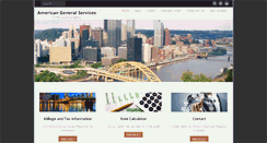 Desktop Screenshot of americangeneralservices.com